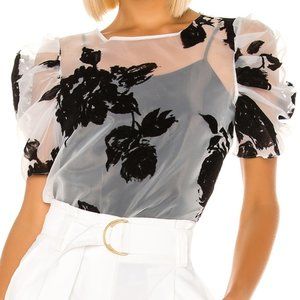 Amanda Uprichard Smith Organza Top